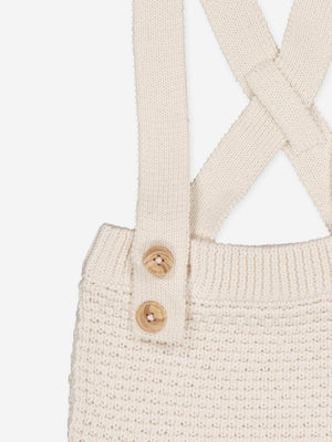 Knitted Baby Overall in Organic Cotton