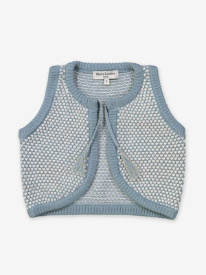 Baby and Girl Knitted Vest