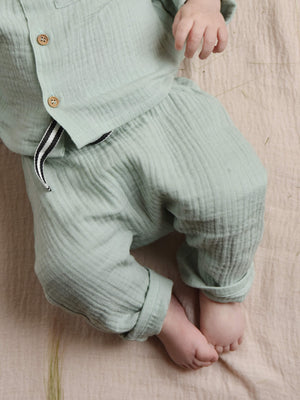 Baby Pants in Organic Gauze