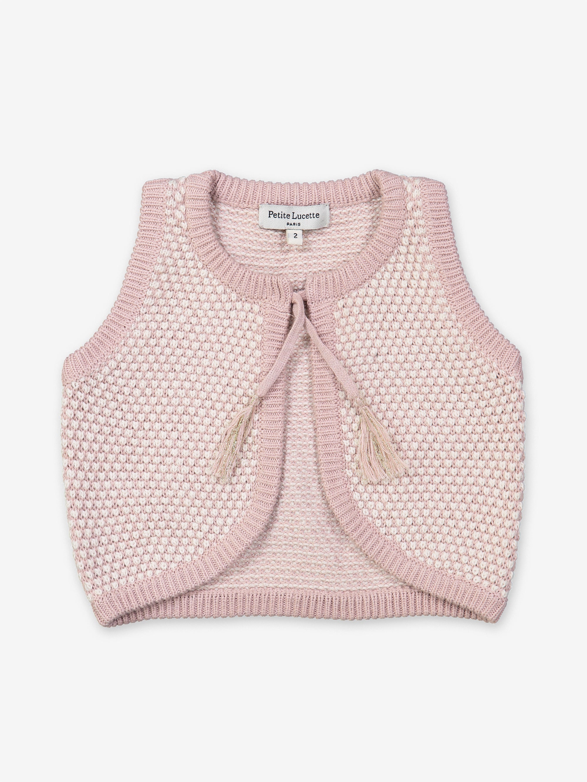 Baby and Girl Knitted Vest